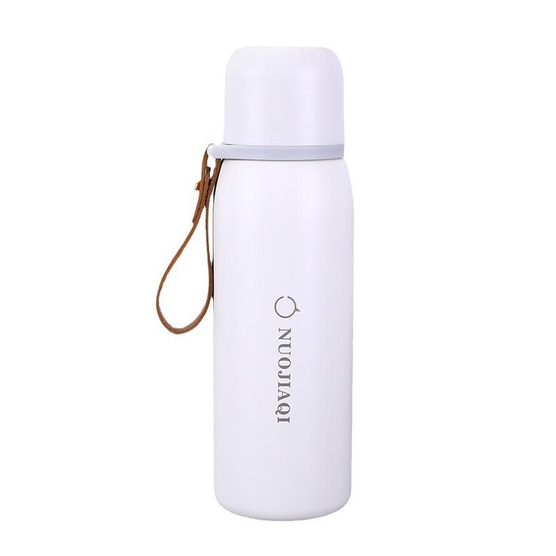 New Stainless Steel Bullet Thermos Cup Double-layer Vacuum Sling Sports Cup Outdoor Portable Cup