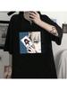 Japanese Anime Summer Casual Loose Man Woman Streetwear T-Shirt