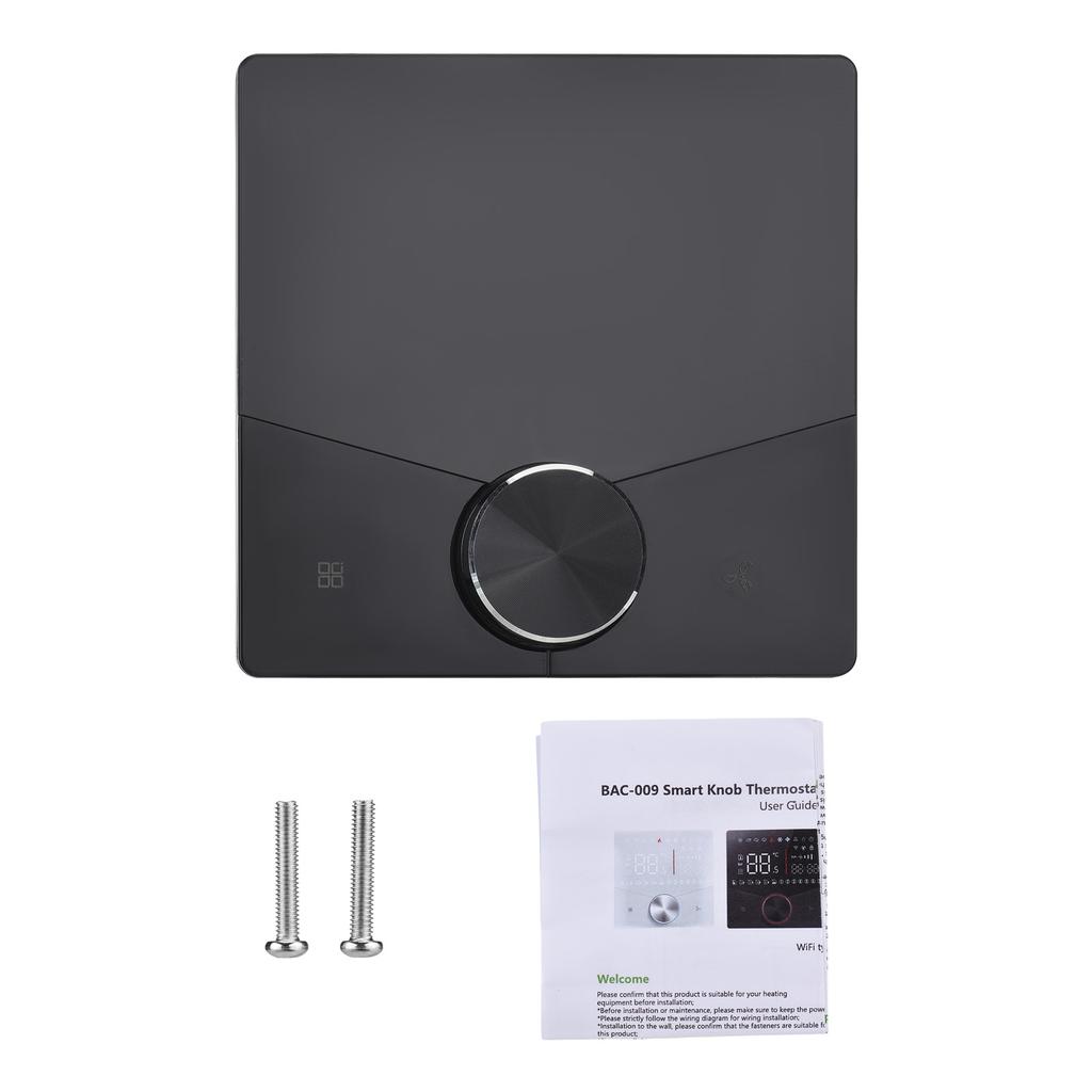 Termostat inteligent WIFI pentru aer condiționat central, tastatură tactilă, program, design cu buton LED, lumină dinamică