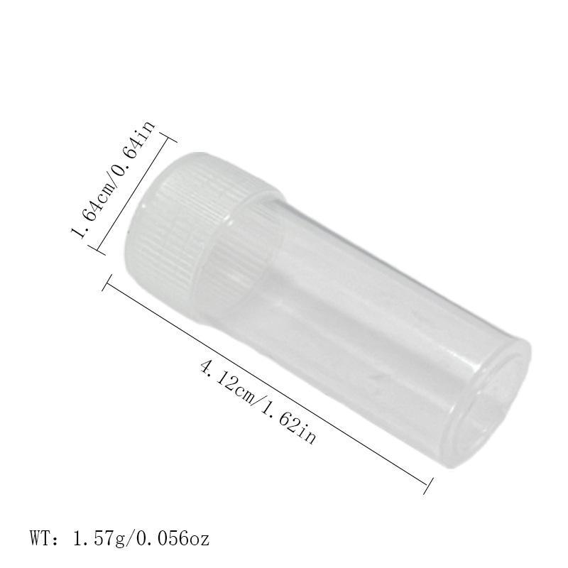 Porte-aiguille transparent: Bouteille de Rangement Compacte en Plastique pour Accessoires de Couture DIY