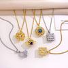Necklace Rotatable Planet Love Design Necklace Accessories Light Luxury High Sense Fashion Versatile Clavicle Chain