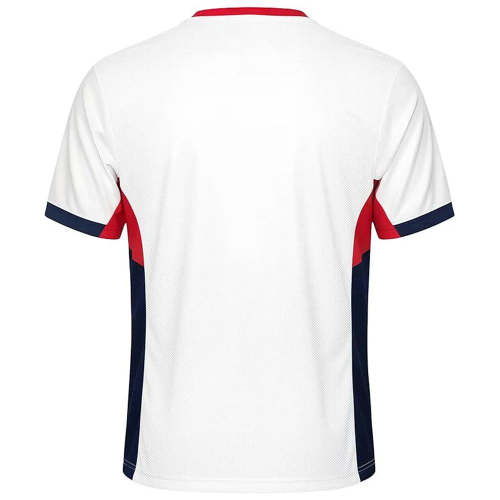 2026 USA Soccer Game Soccer T-Shirt Home Team Summer Round Neck Breathable Jersey Fashion Women Men High Street Tees
