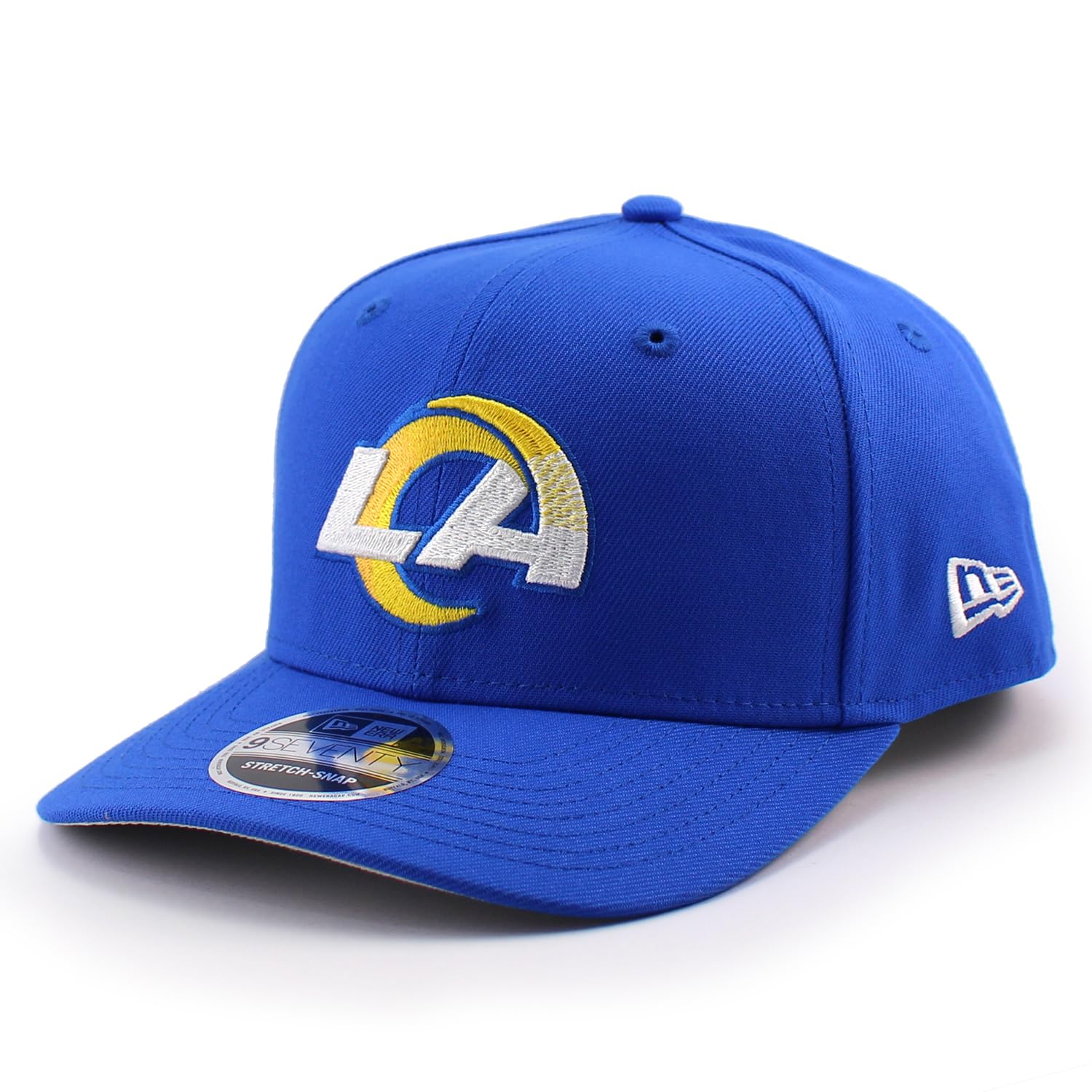 

New Era 9SEVENTY Stretch Snapback Los Angeles Rams NFL STRETCH SNAPBACK Blue Cap, CAP, BLUE, 970SS, Basketball, [Used]