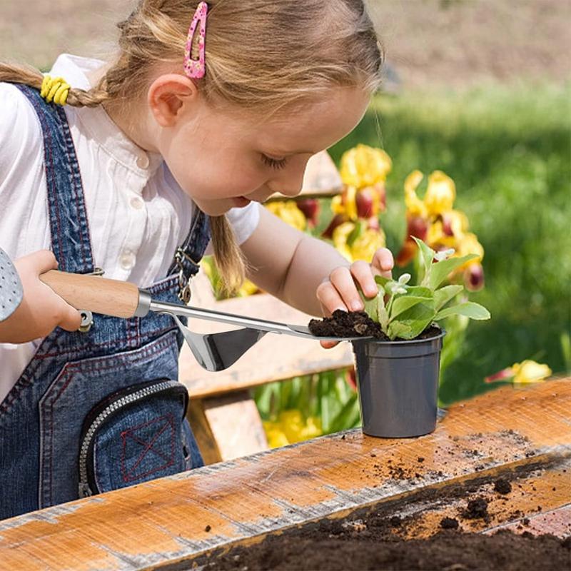 Stainless Steel Manual Weeder Garden Outdoor Hand Weeding Tool Removal Farmland Puller Dandelion Digging Lawn Weeder Transplant