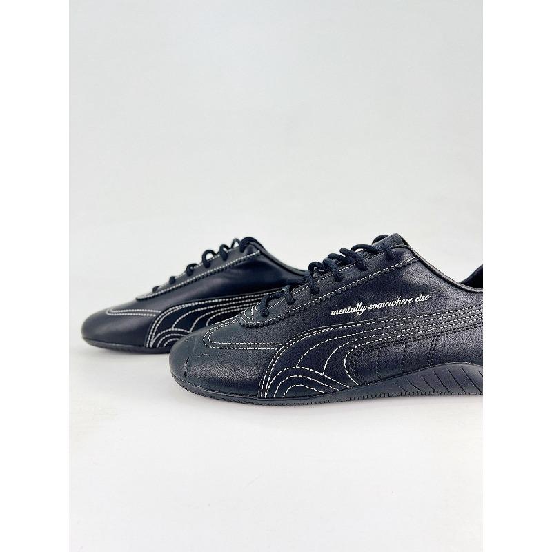 [Pure Original Lychee Leather] Rose Racing Shoes PM Classic SpeedcatOG Suede Thin-soled T-head Women's Shoes