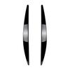 Headlight Lamp Eyebrows Cover Trim For 2015-2017 Skoda Octavia Mk3 Car Auto Eyelids Lids ABS Glossy Black