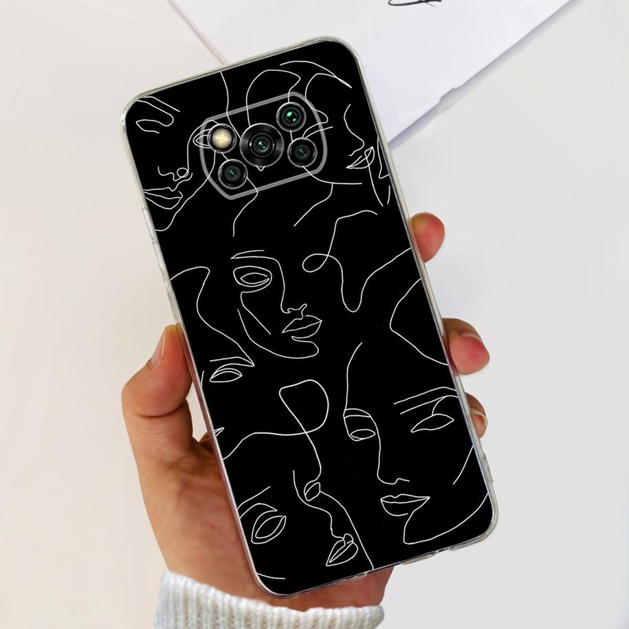 For Xiaomi Poco X3 Pro Phone Case Soft Silicon TPU Shockproof Coque For Poco X3 PocoX3 X 3 NFC Back Cover Bumper Astronaut Funda
