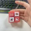 Hello Kitty LED Light Fidget Toy Keychain, Cute Mini Keyboard Press Pendant, Kawaii Cartoon Bag Charm Stress Relief Gift
