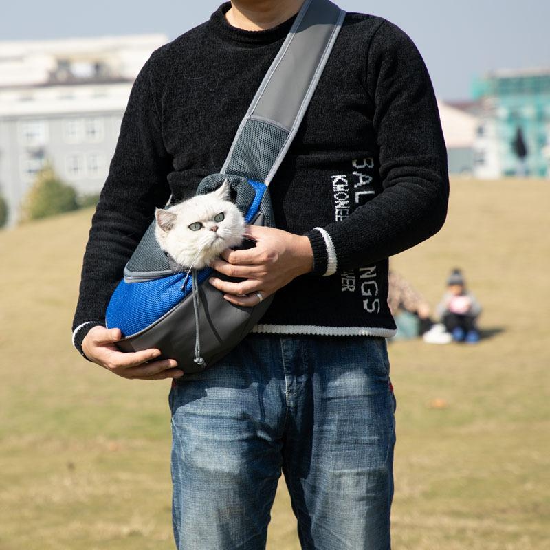 Haustier Hund Sling Carrier Atmungsaktive Mesh Reise Sicher Sling Tasche Träger für Hunde Katzen