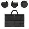 Monitor Tragetasche Tragetasche Mehrere Fächer Schwarz Kratzfest Oxford-Gewebe Tragbarer Computer