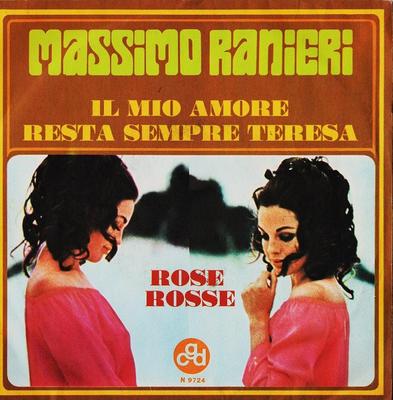 7inch Record MASSIMO RANIERI - Il Mio Amore Resta Sempre Teresa /  N9724 CGD 1969 Italy Latin Used