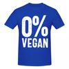 Unisex 0 Vegan Vegetarian T Shirt Vintage Plus Size Cotton Sleeve Custom Tshirt Unisex