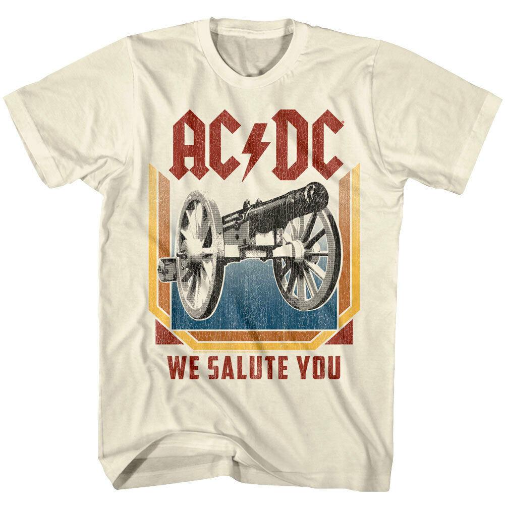 ACDC Band 1981 Tokyo Concert Commemorative Edition Men's Metal Punk Cotton Short Sleeve T-Shirt Graphic T Shirts