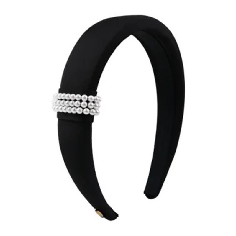 Schwarze Perle Stirnband Damen Neu Hoher Sinn Ausländische Mode Leichter Luxus Stern Stirnband Kopfschmuck