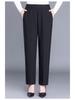 High-Waisted Velvet Elastic Pants for Middle-Aged and Elderly Women - Winter/Autumn Style