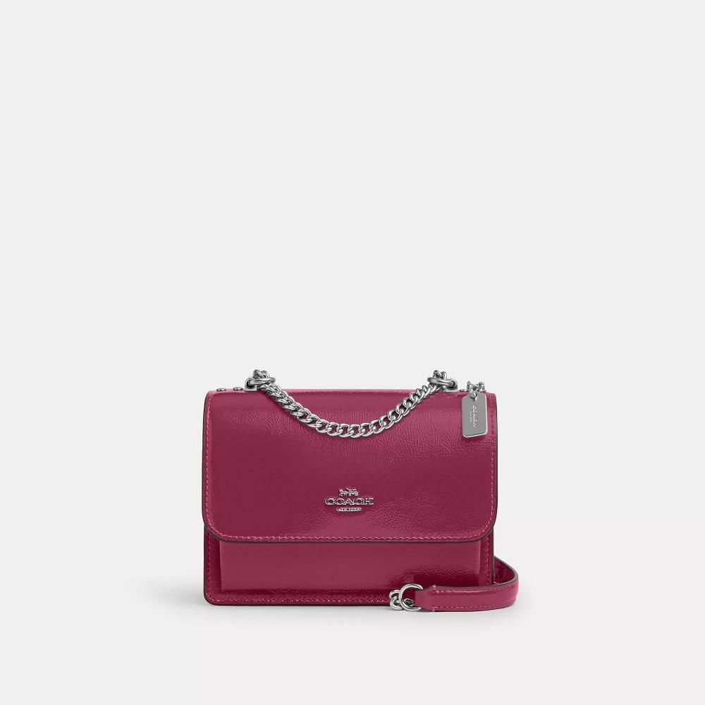 

Coach Mini Klare Crossbody Bag Silver Pink One Size