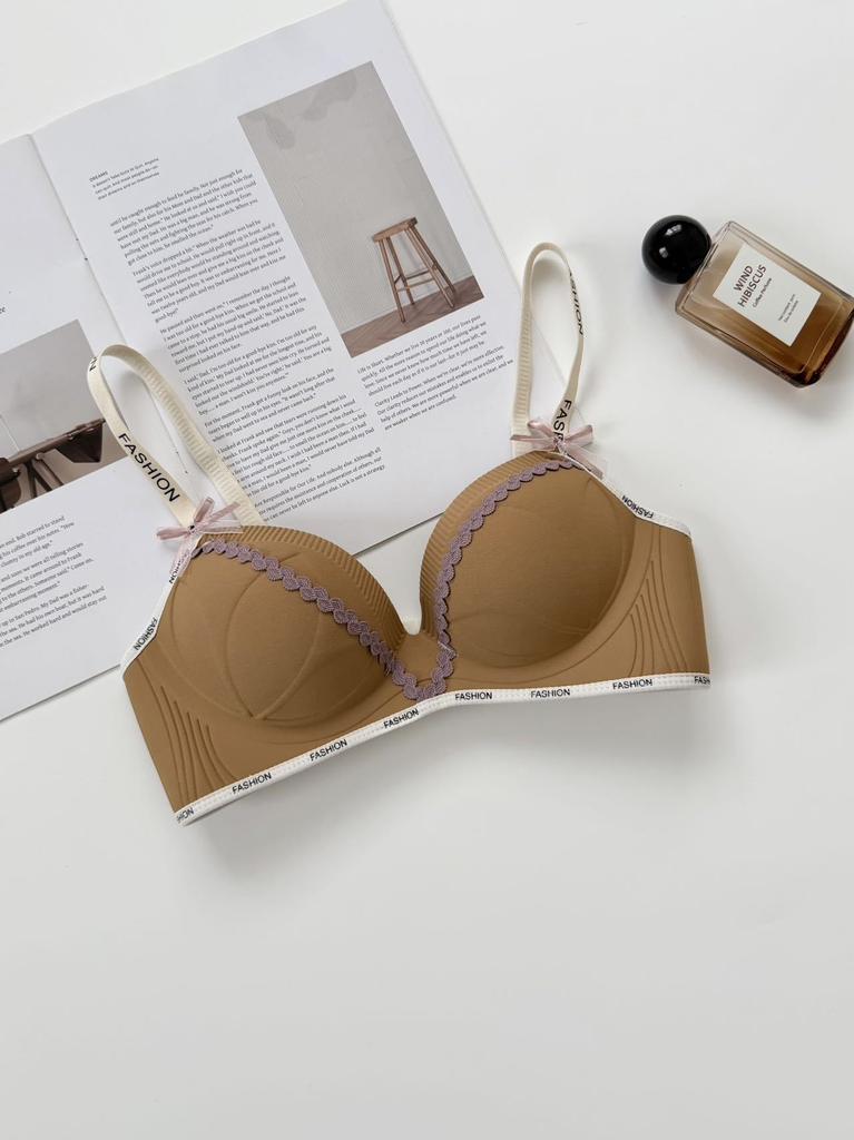 Gather Underwear, Women's Small Breasts Show Big Breasts, Close Secondary Breasts, Pull To Prevent Sagging, New Popular Letter Shoulder Straps