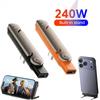 Адаптер-тримач для зарядки телефону Type-C 240W Швидка зарядка OTG USB-C Male на USB-C Female з складаним тримачем