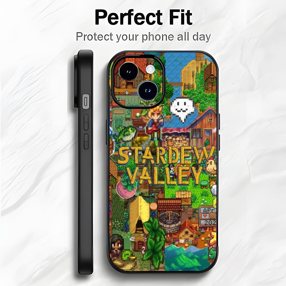 Cozy Farming Game S-Stardew Valley Phone Case Phone Case Soft Packaging Lightweight For iPhone17 16 15 14 13ProMax