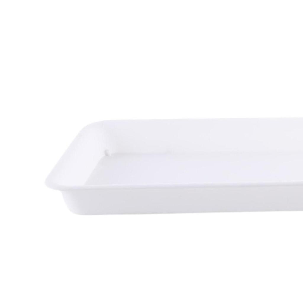 5x Plant Saucers Plant Trays Rectangular Pot Saucers Flower Pot Drainage Tray