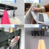 6Pcs Durable Long Tail Clip Organizer Metal Clothespins Multifunctional Towel Organizer  Closet