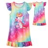 Unicorn Unicorn Girls Pajamas Summer Dress Short Sleeve Children's Loungewear Children's Pajamas