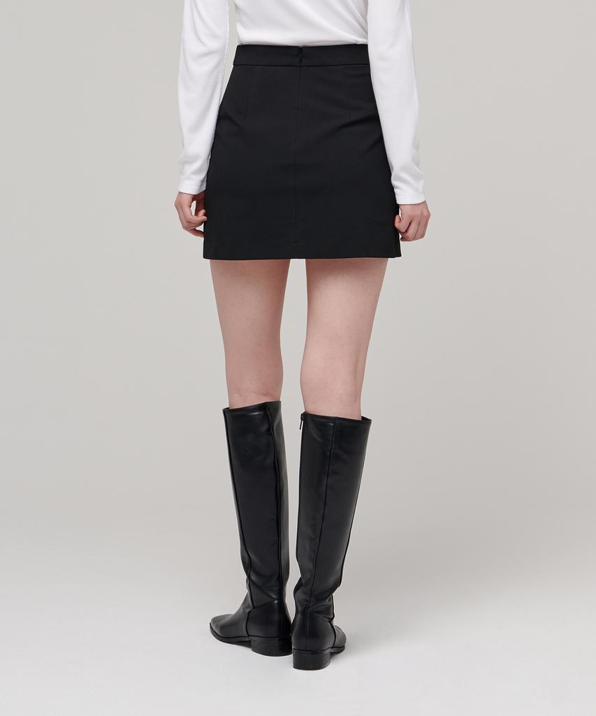 Musinsa Standard Woman Women'S Basic Mini Skirt [Black]