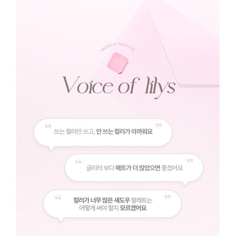 lilybyred - Mood It Palette NEW - 4 Types