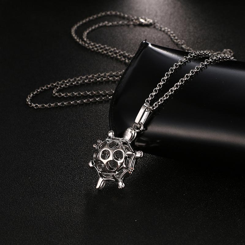 Neue Aromatherapie Ätherisches Öl Diffusor Halskette Schmuck Quadratisch Hohl Parfüm Medaillon 16MM Musik Kugel Damen Anhänger Zubehör