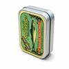 Portable Tin Case Mini Metal Box Cute Sardine Print Tin Box Small Pill Case Travel Jewelry Storage Case Desk Handbag Office