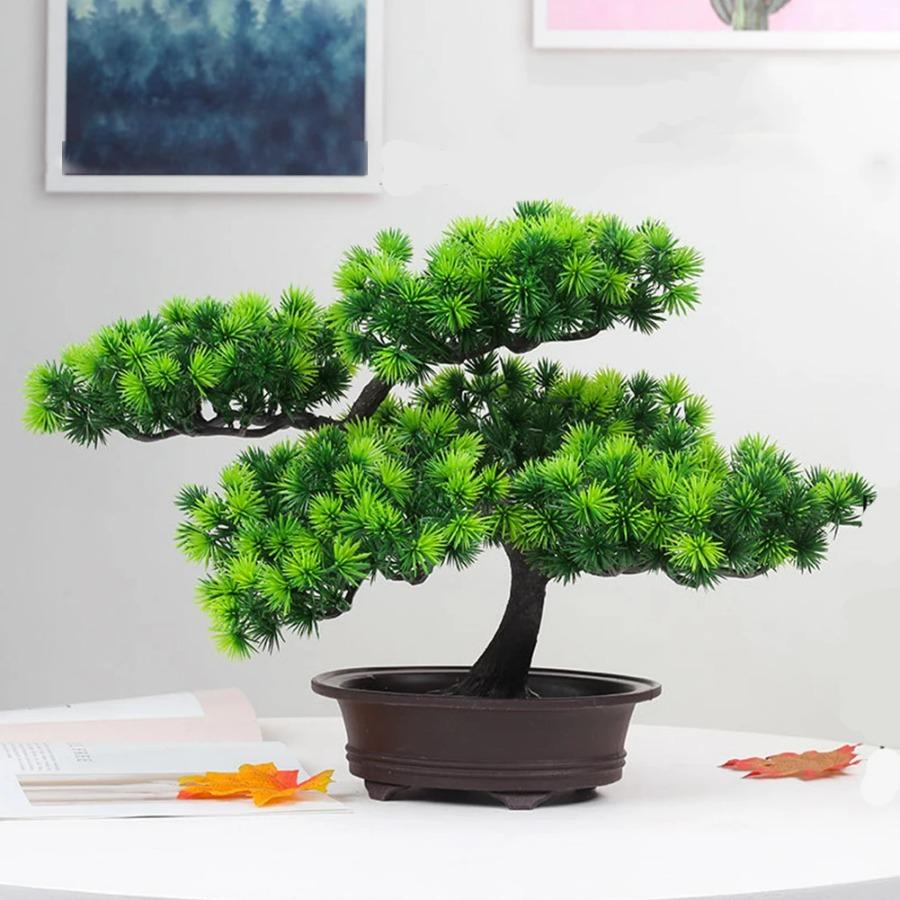 Festival Topfpflanze Simulation Dekor Bonsai Heim Büro Kiefer DIY Schmuck Lebensecht Zubehör Künstlicher Bonsai Bestes Geschenk