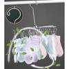 Foldable Steel Underwear Sock Dryer Laundry Rack Flat Head Best Clothes Hanger Airer Rust Resistive Strong Grip Clip