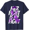 Epilepsy Awareness Purple Ribbon 2019 Support Unisex T-Shirt