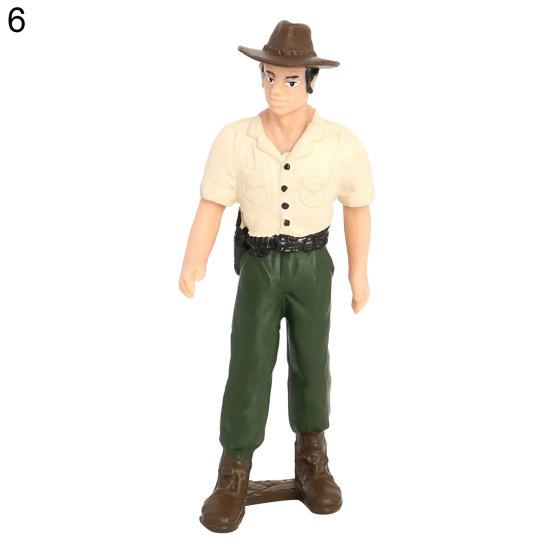 Worker Farmer Action Figure PVC Model Simulation Figurine Mold Decor Toys Gift