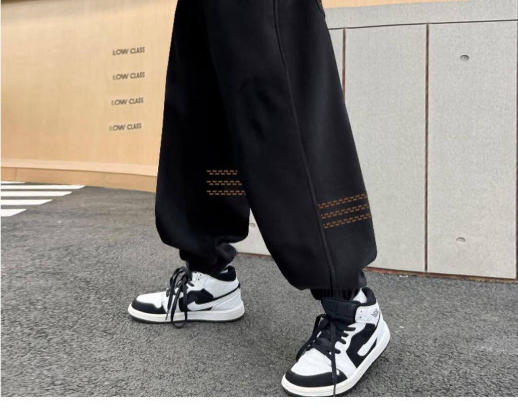 Boys' Fleece-lined Casual Sweatpants - 2025 New Spring/Autumn Style