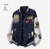 2026 Men's American Retro Digital Embroidery Baseball Jacket - Trendy, Versatile Casual Outerwear