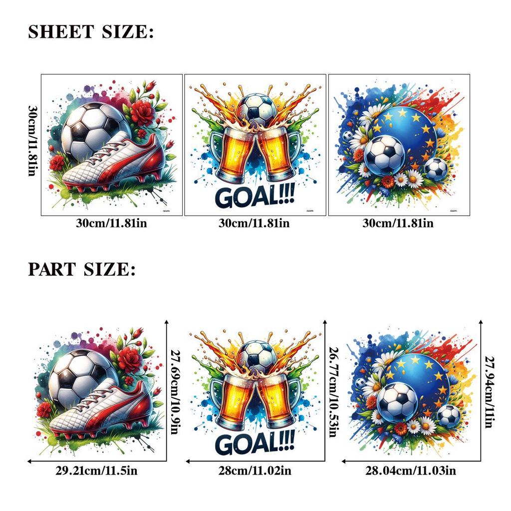 2026 Football World Cup Fan Stickers - US, Canada & Mexico Decor for Living Room & Bedroom
