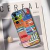 Sardines Fish Art Canned Food Phone Case For Samsung Galaxy A73,A72,A71,A70,A53,A52,A51,Soft Silicone Black Cover
