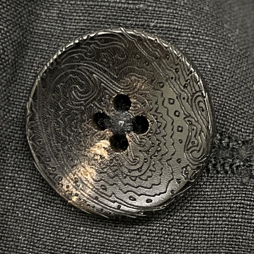 ETRO Black 2B tailored jacket with botanical tiger lining Jacket 60 blackUsed