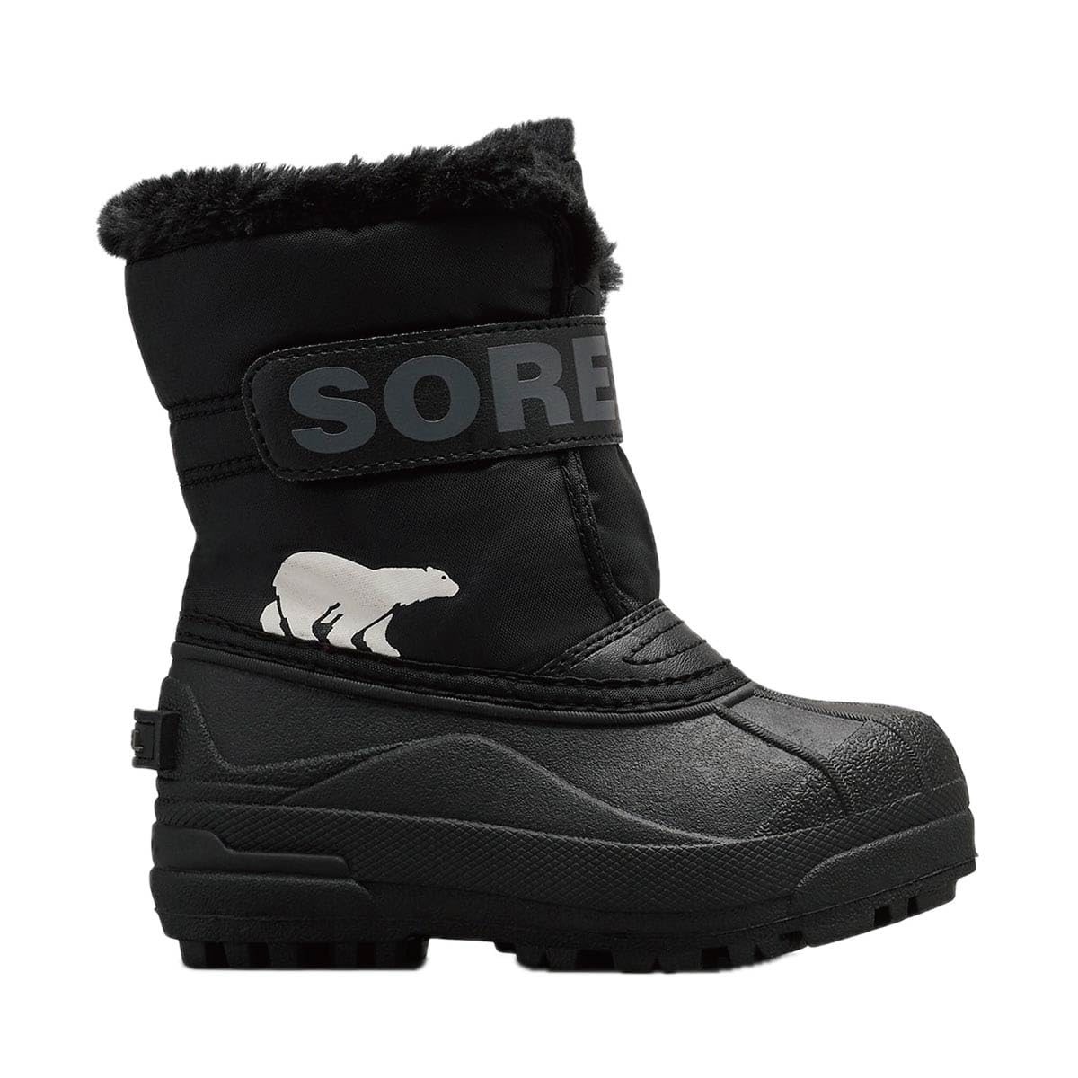 

Детские зимние ботинки Sorel Snow Commander, размер 15.0 см, черный, угольный