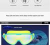 Kids' Anti-Fog HD Swimming Goggles - Large Frame for Boys, Girls, Students, Diving & Swimming Gear.