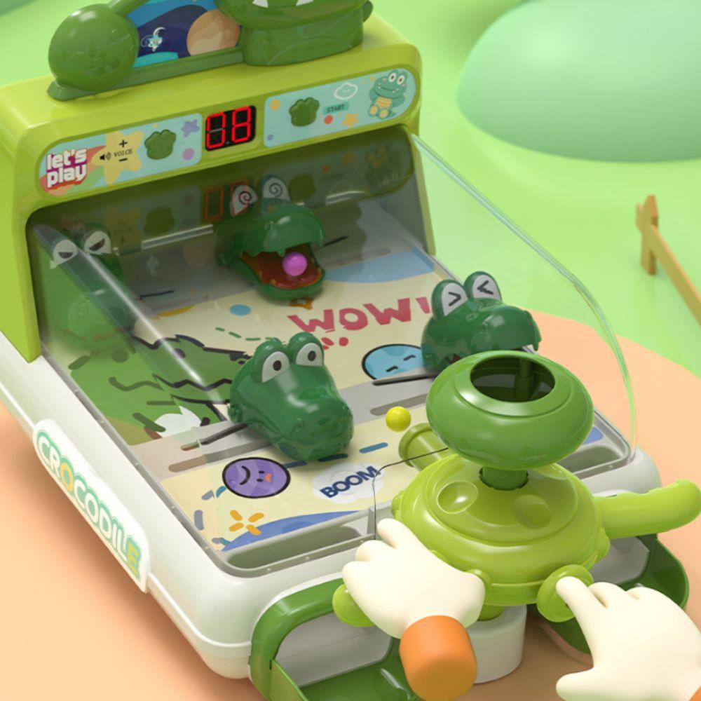 Krokodyl Muzyka&Światło Kulki Zabawka Pinball Stół do Gry Kręgle Interaktywna Rodzic-Dziecko