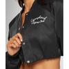 Gymshark Cropped Bomber Jacket Black B7a3e Bb2j