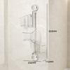 Suction Cup Rotating Organiser Kitchen Wall Mounted Onion Ginger Garlic Storage Box Bathroom No Punching Hanging Basket