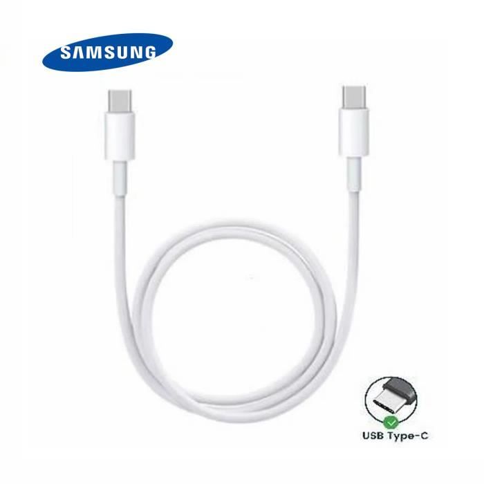 Chargeur Secteur - Samsung - 25W - Ultra Rapide - USB-C - Blanc