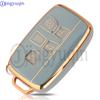 5Buttons TPU Auto Key Shell Case Cover for Land Rover Range Evoque Freelander Velar Discovery 4 Jaguar XE XJ XF Guitar