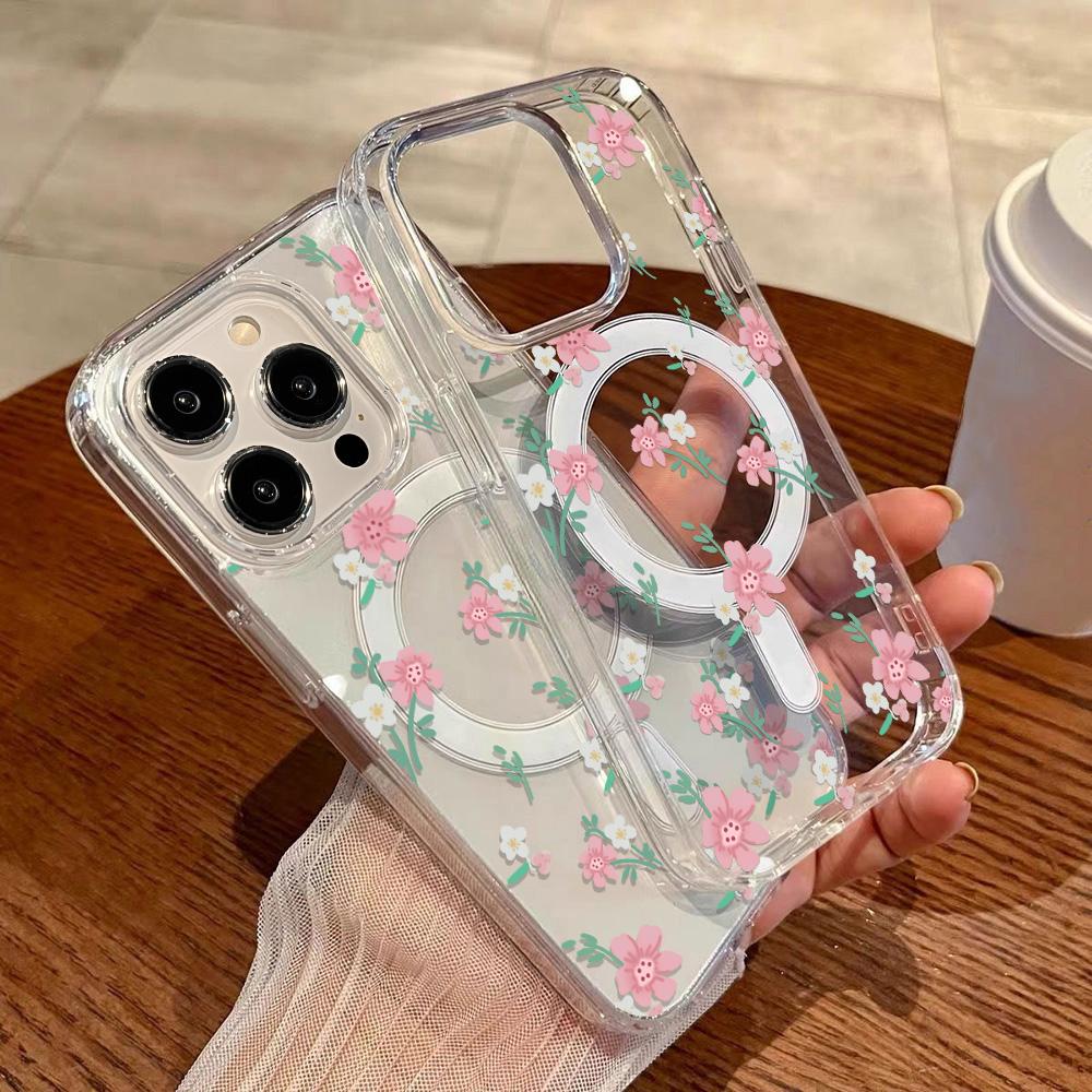 Magnetic Phone Case for iPhone 12 14 16 17 Pro 17 16 15 14 13 12 Pro Max  12 13 14 15  16 High Quality Shockproof Shell Full Protection Cute Style