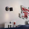 Nordic Modern Wall Lamp: Bedside Reading Light & Small Spotlight for Bedroom, Aisle, or Bathroom Mirror.