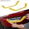 Front Fog Light Lamp Eyebrow Cover Trim Decor Strips For Ford F150 2021+ Yellow
