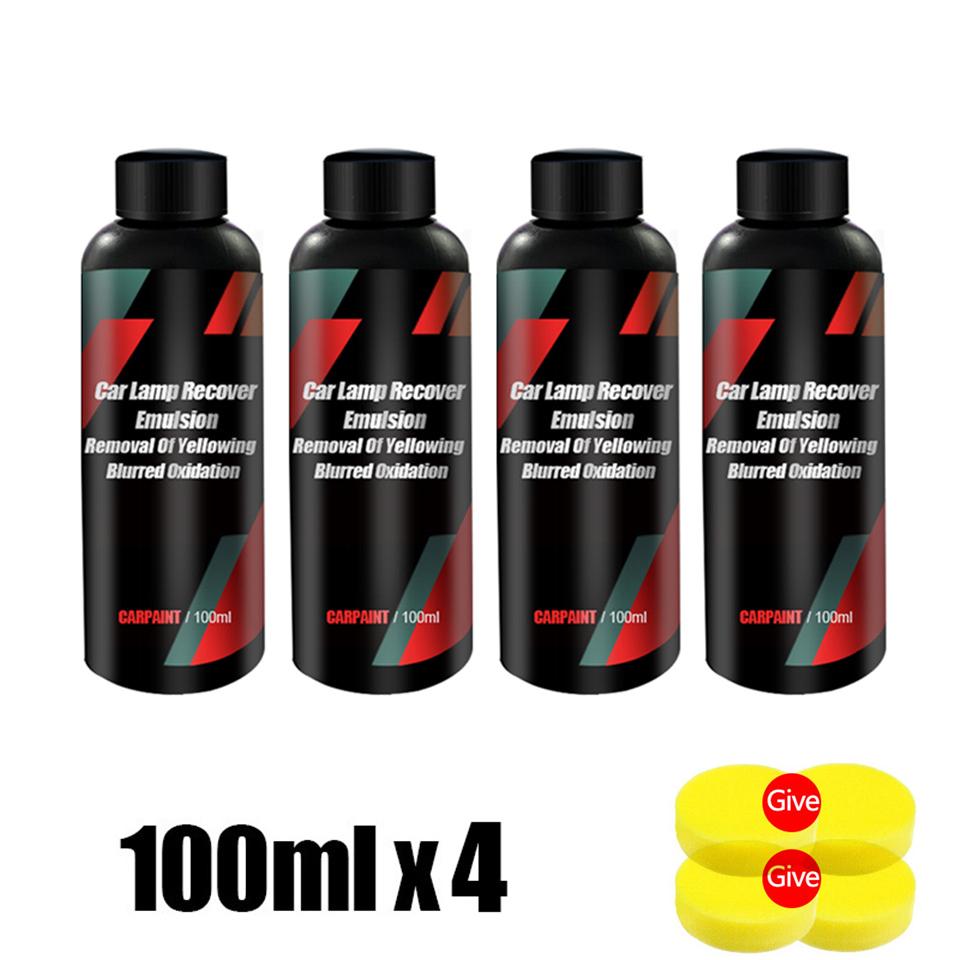 Car Paint Care Refurbish Agent Car Headlight Restoration Polishing Kits Headlamp Repair Kits Car Light Polisher Cleaning Paste